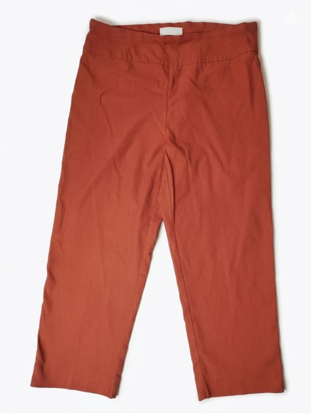 New Directions Size 12 Rust Pull On Cropped Pants Size 12 Summer Vacation Travel